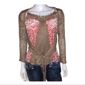 Unique Two Piece Cami & Wrap Set